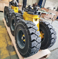 Nouvelles roues de déplacement pour conteneurs ISO ACE et barre de remorquage triangulaire pour tracteur, barre de traction triangulaire en acier, capacité de charge de 30 tonnes