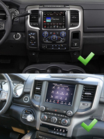 Android Tesla Style autoradio multimédia écran tactile pour Dodge Ram 1500 2500 3500 Auto Stereo GPS Navigation