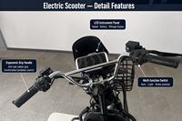 Moto de tourisme électrique avec moteur à moyeu de 1000 W
