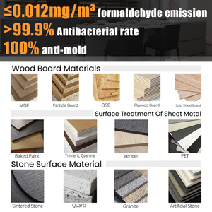 Nvitas Shaker cửa Thiết kế ván MDF ván ép Modular tủ bếp tủ cho phòng ăn với ngăn kéo bồn rửa - Product Image 2