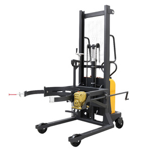 수동 스태커 유압 스태커 및 회전기 <span class=keywords><strong>350KG</strong></span> 드럼 리프터 리프팅 장비 수동 드럼 및 틸터 - Product Image 2
