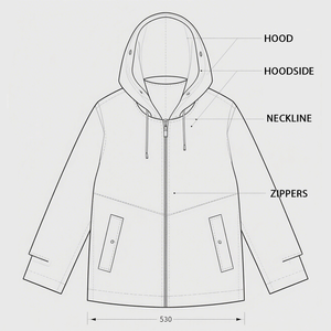 Vestes à bulles rembourrées d'hiver personnalisées pour enfants Veste bouffante à blocs de couleurs avec fermeture à glissière Fourrure imperméable décorée de motifs imprimés - Product Image 6