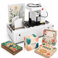 Imprimante jet d'encre automatique Hanjie à passage unique pour l'impression de sacs en papier, de boîtes à pizza et de boîtes en carton