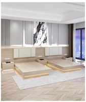 Modernes 3-Sterne Melamin-Sperrholz Modulares Leicht zu Montierendes Hotel-Suite-Möbelset