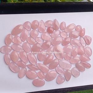 พลอยโรสควอทซ์ทุกขนาดและรูปทรงผสมอัญมณีหลวมสำหรับทำเครื่องประดับต่างหูแหวนตามสั่ง - Product Image 1