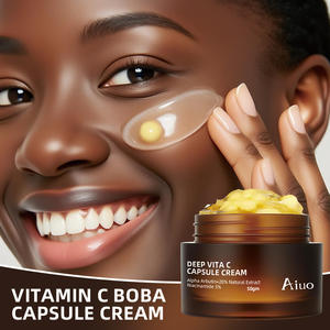 Crème <span class=keywords><strong>Visage</strong></span> Anti-Âge Gel Transparent Anti-Rides Hydratation Profonde Vitamine C Capsule Boba Crème <span class=keywords><strong>Visage</strong></span> - Product Image 1