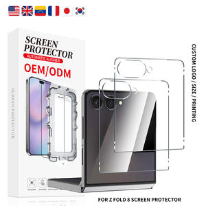 ฟิล์มกระจกนิรภัยสำหรับ Samsung Z Fold 8 ความแข็ง 9H ป้องกันเต็มจอ 2.5D พร้อมตัวช่วยจัดตำแหน่งอัตโนมัติ รับผลิตแบบ OEM ODM และสกรีนโลโก้ตามสั่ง - Product Image 1