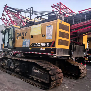 Grúa Hidráulica sobre Orugas Sany 75t Modelo 2021, SCC750A-6, con Potencia Nominal de 212/2000 KW/rpm, Precio Bajo de Venta - Product Image 1
