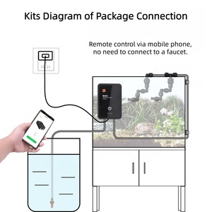 USMILEPET Nouveauté Kit de brumisateur intelligent WiFi en plastique pour reptiles, système de brumisation programmé à distance par application, anti-fuite, pour lézard, <span class=keywords><strong>grenouille</strong></span>, reptiles - Product Image 5