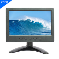 Monitor LCD ZHIXIANDA 8 Inci Penjualan Langsung Pabrik, Monitor CCTV Mini HD Dengan Input AV VGA BNC USB HD
