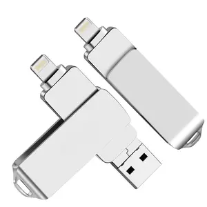 전화 태블릿 PC 용 3 In 1 고속 IOS 금속 OTG USB 플래시 메모리 디스크 유형 C 펜 엄지 드라이브