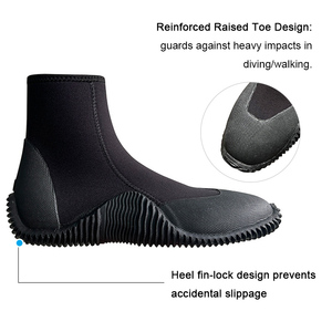 Calcetines de Neopreno para Buceo de 5 mm, Térmicos, con Suela Antideslizante Resistente a la Abrasión para Buceo y Snorkel, SBART X03 - Product Image 3