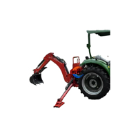 Tracteur agricole avec pelle rétrocaveuse à attelage 3 points pour l'agriculture avec roulement et pompe 18-40 CV
