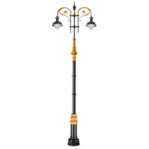 Paesaggio antico in ghisa di alluminio pali della lampada di lusso per esterni Design per le ville comunità Street Garden illuminazione nuovo concetto - Product Image 1