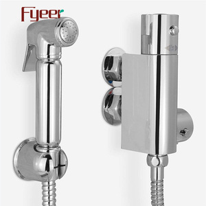 Fyeer Новый Термостатический смеситель для душа кран с биде спрей - Product Image 3
