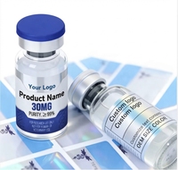 Étiquettes autocollantes holographiques laser personnalisées, imperméables, adhésives professionnelles pour flacons et pots en verre cosmétiques et médicaux
