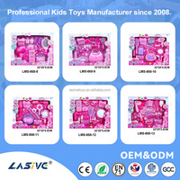 LASIVE TOY Ensemble de jeu d'imitation, bijoux et cosmétiques de dessin animé simulés, pour petites filles, cadeau d'anniversaire, accessoires de jeu pour filles