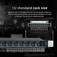 Amplificateur de distribution d'écouteurs professionnel 1U XLR 8 entrées 8 sorties HA800 V2 pour moniteur de scène et de studio