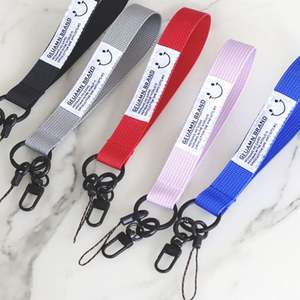 Cordon de poignet personnalisé pas cher pour téléphone portable, clés, porte-clés, appareil photo – Cordon court anti-perte avec mousqueton - Product Image 5