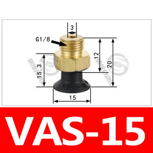 Ventouse robotique industrielle FESTO VAS/VASB-15/30/40/55/75/100/125 pour un levage et une préhension efficaces - Product Image 5