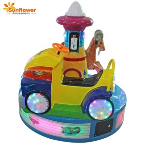 Nueva llegada pequeño carrusel de niños en moneda operado <span class=keywords><strong>juegos</strong></span> coche eléctrico y montar a caballo juego de girasol - Product Image 2