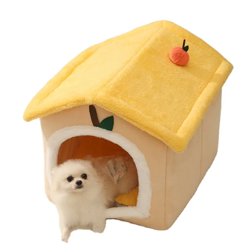 UTOYS Plush cama gato Pet brinquedos casa de pelúcia brinquedos do cão de estimação para diversão casa forma brinquedos de pelúcia