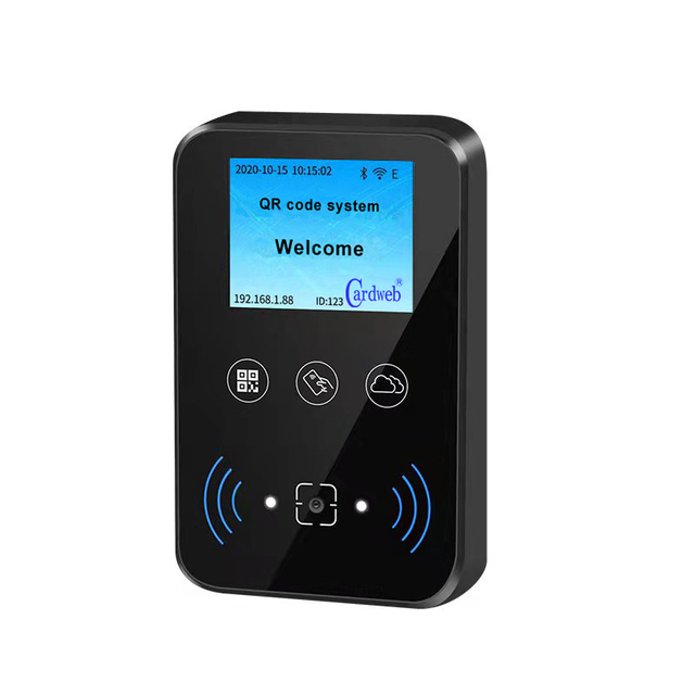 QR Code NFC Reader Display Screen WG26 TCP QR Access Controller NFC Card Proximity RFID 13.56 MHZ Bar Code Reader