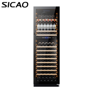 Réfrigérateur à vin professionnel 240 l, 20 l, double réfrigérateur à vin rouge, deux zones en vente - Product Image 4