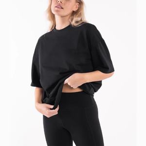 Camiseta de Mujer al por Mayor Personalizada, Camiseta Lisa de Alta Calidad, Talla Grande, 100% Algodón - Product Image 2