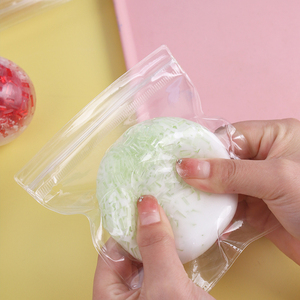 New Squeeze Ball Fidget Toy Crunchy Crystal Ice Cream Noisy <b>Squishy</b> Stress Relief Toy for Kids Aged 5 Years for Boys Girls - Product Image 2