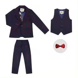 <span class=keywords><strong>Bambini</strong></span> <span class=keywords><strong>plaid</strong></span> piccolo vestito fiore per <span class=keywords><strong>bambini</strong></span> performance vestito 4 pz vestito per i ragazzi - Product Image 3