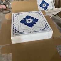 Usine matériaux de construction de qualité supérieure panneau de plafond en pvc blanc carreaux de plafond 60x60 panneau en pvc pour la décoration de la maison