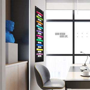 Factory Wall Hanging <b>File</b> <b>Folders</b> Organizer 10 Foldable Pockets for Classroom Office Storage Enhanced Readability Organization - Product Image 3