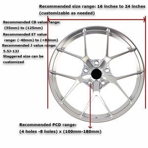 SS Luxus Silber 20 17 18 Aluminium 19 Zoll 22x12 Rennwagen Geschmiedete Konkave Felgen für Audi Legierung Maßgefertigt 5x112 Räder - Product Image 3