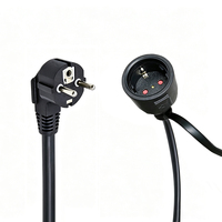 Prise de charge Type 2 16A 3,5KW avec prise pour câble d'alimentation d'appareil, adaptateur de charge, câble de conversion, prise Schuko