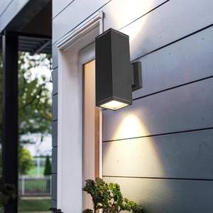 Vente en gros de luminaires muraux modernes pour l'extérieur, à éclairage vers le haut et vers le bas, pour la décoration de la maison, étanches IP54, pour la cour et le jardin - Product Image 4