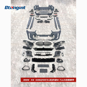 Kit carrosserie adapté à la <span class=keywords><strong>BMW</strong></span> <span class=keywords><strong>X6</strong></span> Surround G06 modifiée plus tard, pare-chocs avant et arrière MT, ensemble d'arches de roues, grand contour, 23+ - Product Image 2