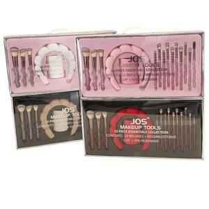 Juego de 15 <span class=keywords><strong>Brochas</strong></span> de Maquillaje con Pedrería Glitz and Glam, Estilo Profesional, <span class=keywords><strong>Brochas</strong></span> de Maquillaje de Lujo al por Mayor con Caja de Regalo - Product Image 1