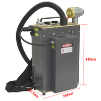 Portátil 50W 100W Metal Láser Eliminación de pintura Máquina de limpieza láser Mochila Limpiador láser