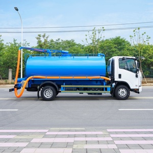 Camión de Succión Fecal ISUZU de 7m³ 4x2, Camión de Succión de Alcantarillado, Camión de Vacío de Gran Resistencia, Nuevo Modelo en Oferta para Servicio de Limpieza de Tuberías de Alcantarillado - Product Image 1