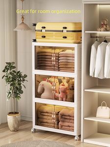 Kitchen Wardrobe Living Room Storage <b>Box</b> Multipurpose Plastic Cabinet Bedroom Collapsible Foldable Organizer Clothing <b>Bedding</b> - Product Image 5