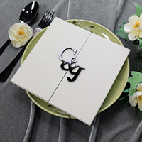 Letras Acrílicas 3D Personalizadas al por Mayor con Adhesivo para Invitaciones, Sobres, Menús, Manualidades, Monogramas, Números, Logotipos, Decoración, Recuerdos, Embalaje