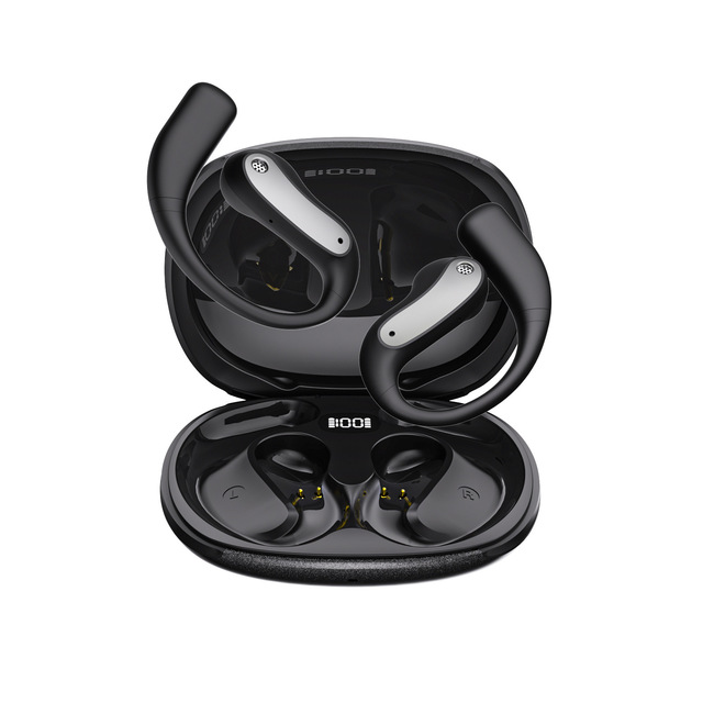 JM37 Open In-Ear Sports Wireless Earbuds Digital Display HiFi Audio HD Calls for 5.4 ENC Noise Cancellation Touch Control