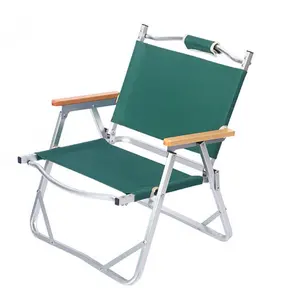 Lune chaise de camping avec accoudoir plage kermit chaise de camping pour la fête avec parc