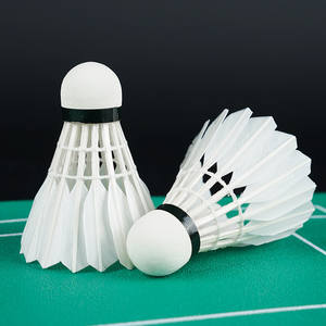 <span class=keywords><strong>Volant</strong></span> de badminton Lingmei L07 en plumes de canard naturelles, vol stable, résistant au vent, intérieur/extérieur, liège composite, 12 - Product Image 3