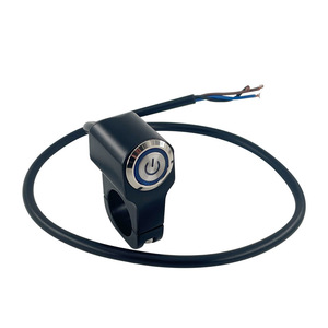 Motochi Motorcycle <b>Switch</b> 22mm Aluminum Alloy <b>Waterproof</b> With Led <b>Light</b> For Off Road Electric Bike Headlight Horn Power Cut Off - Product Image 5