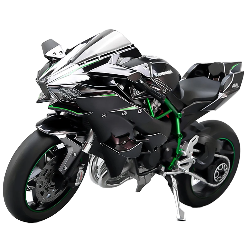 XLG 1:6 Kawasaki Ninja 500 H2R Racing Diecast Model Motorcycle