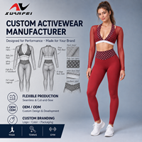 Ensemble de yoga pour la pratique en studio, vêtements de sport personnalisés pour femmes, extensibles dans quatre directions, essentiels pour l'entraînement, usine ODM, collections saisonnières