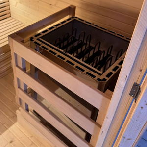 Sauna carré commercial et résidentiel en bois pour extérieur avec sélection flexible de chauffage - Product Image 4