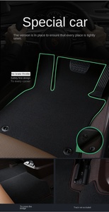 Tapis de sol de voiture modernes 3D en laine personnalisés, écologiques et de haute qualité, ensemble complet de 5 pièces, protection toutes saisons, épaisseur 20 mm, garantie 1 an - Product Image 4